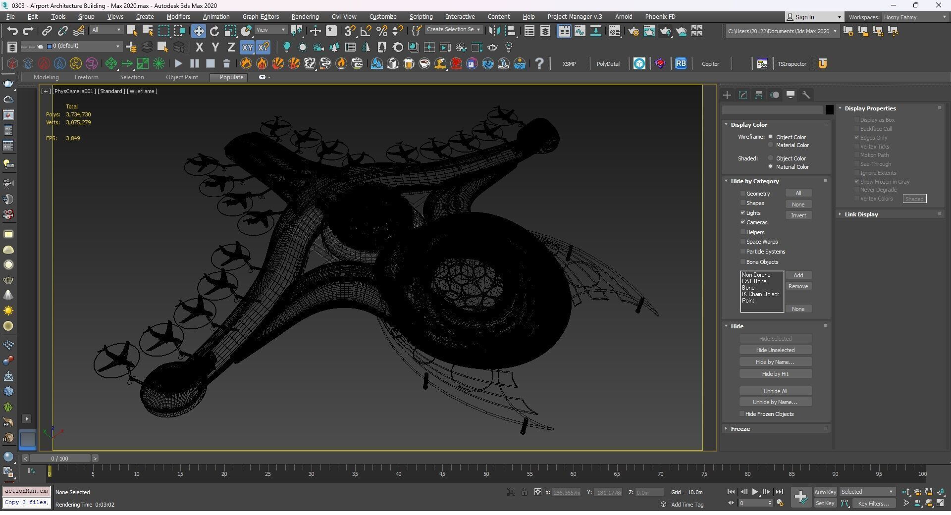 0303 - Airport Architecture Building - 2D Drawings - 3D Files 3D model_23