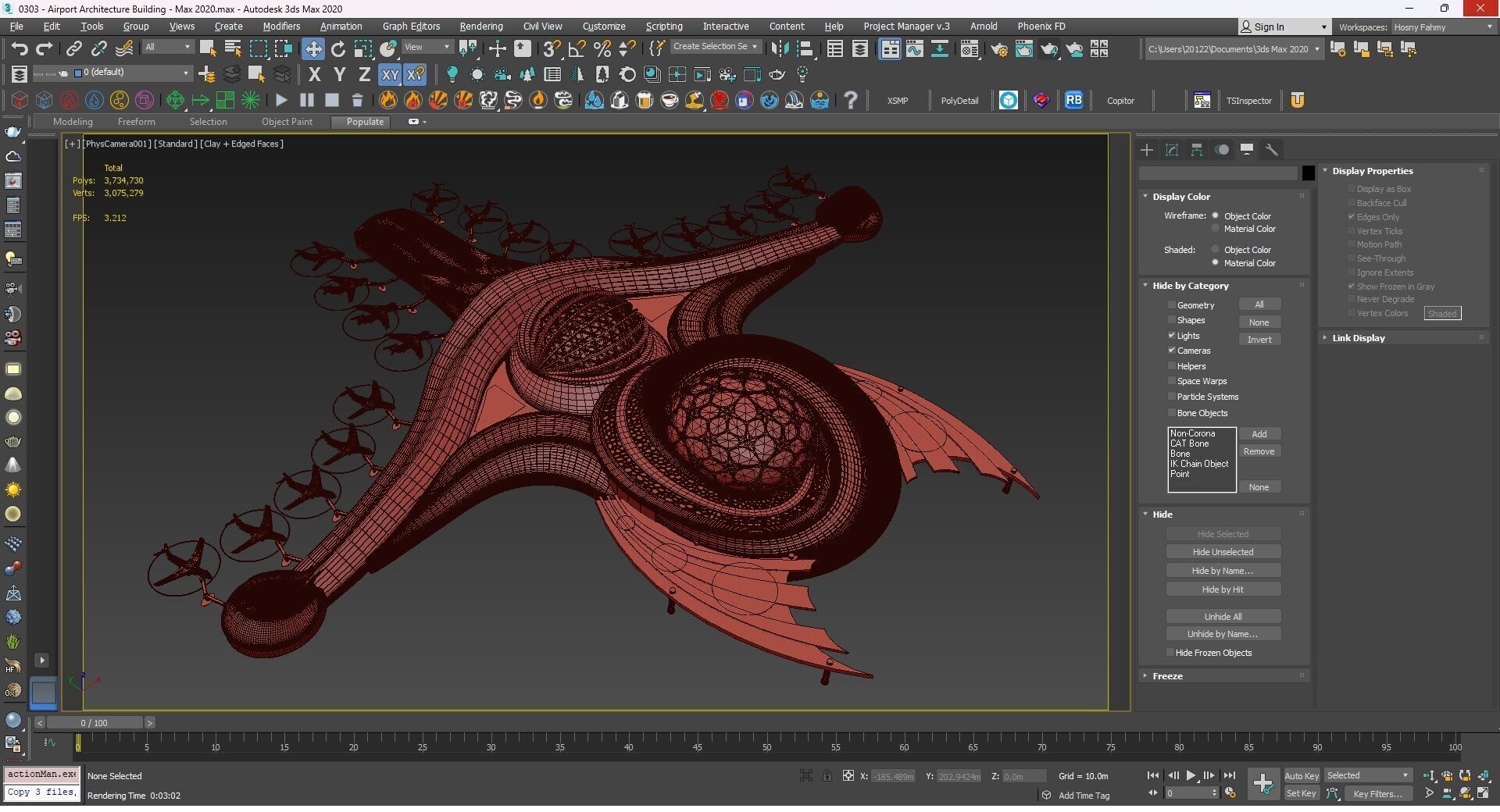 0303 - Airport Architecture Building - 2D Drawings - 3D Files 3D model_25