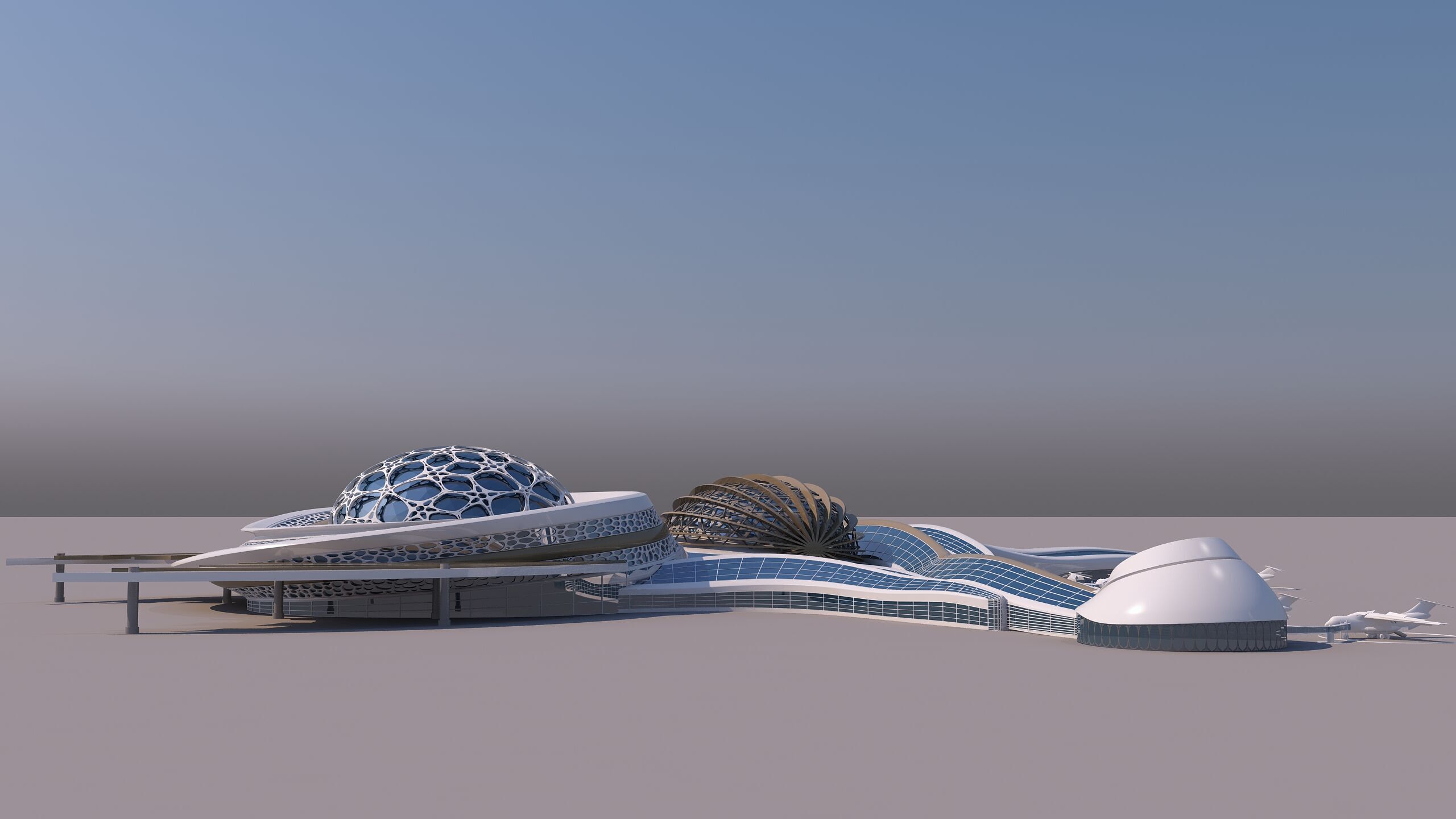 0303 - Airport Architecture Building - 2D Drawings - 3D Files 3D model_7