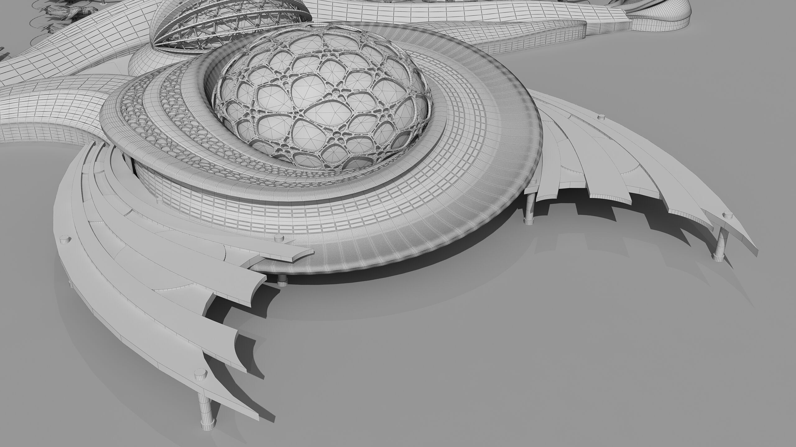 0303 - Airport Architecture Building - 2D Drawings - 3D Files 3D model_21