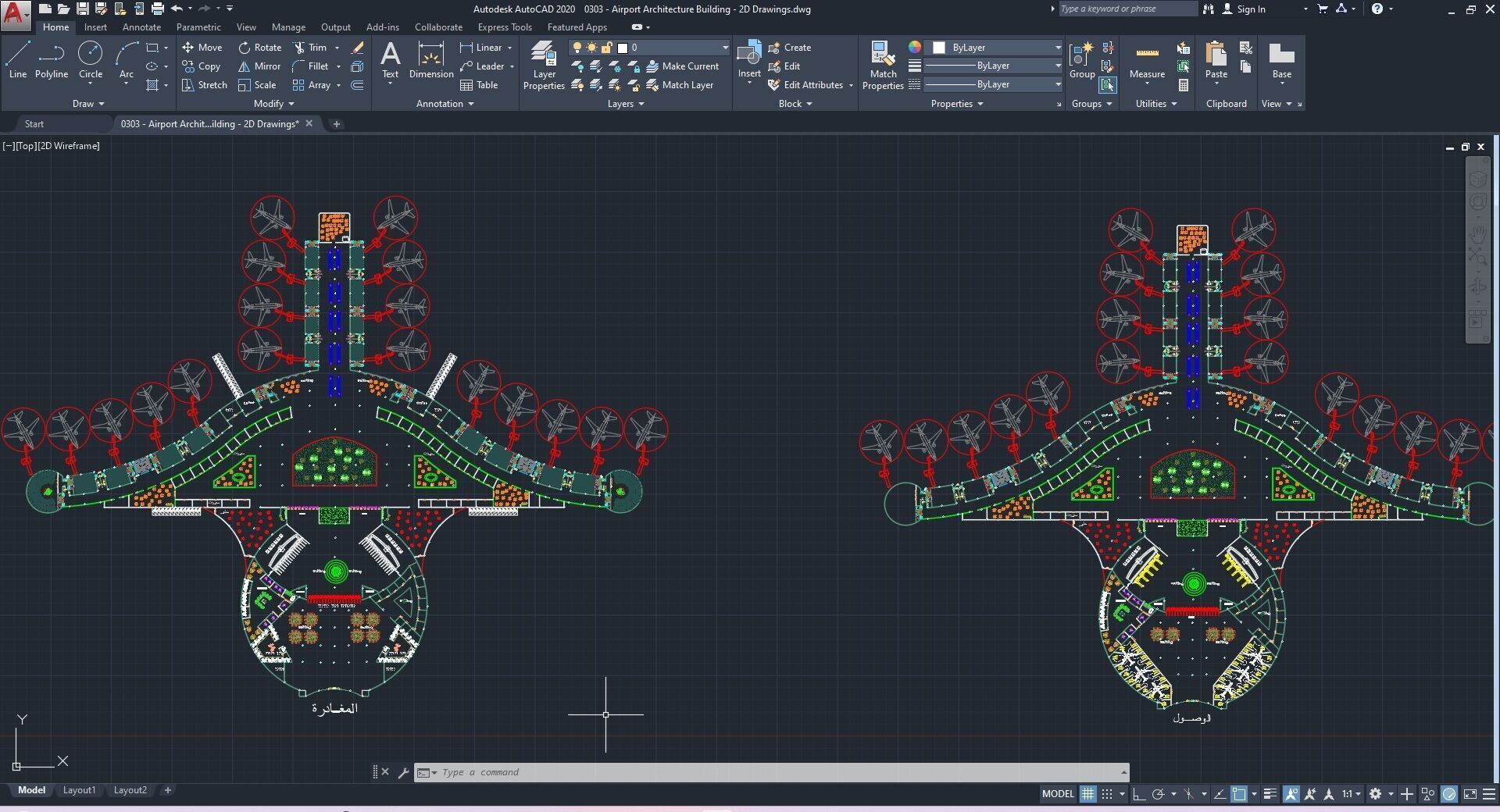 0303 - Airport Architecture Building - 2D Drawings - 3D Files 3D model_30