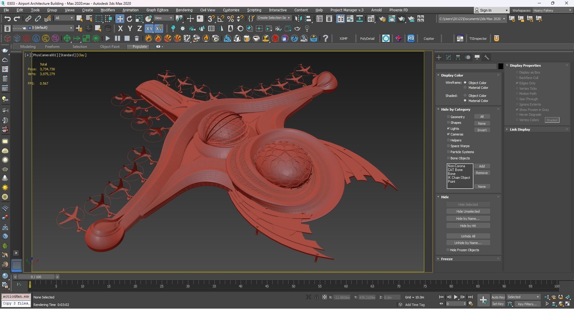 0303 - Airport Architecture Building - 2D Drawings - 3D Files 3D model_24