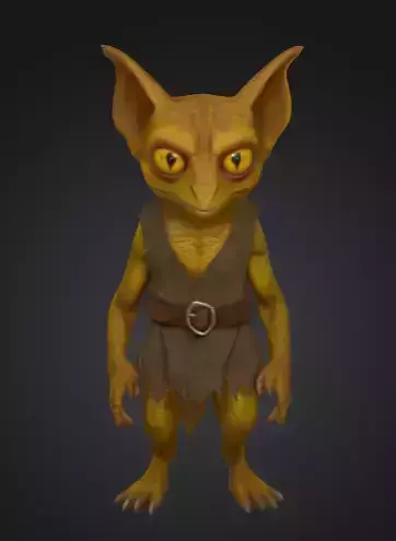 Goblin Warrior  Stylized Fantasy Game Character