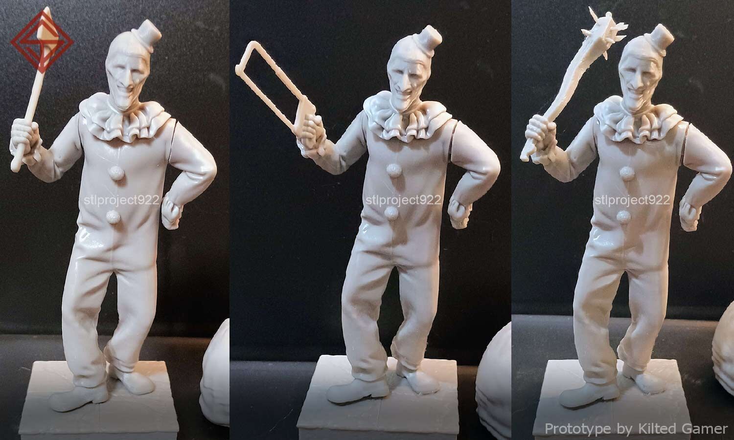 Art The Clown 3D print model_3