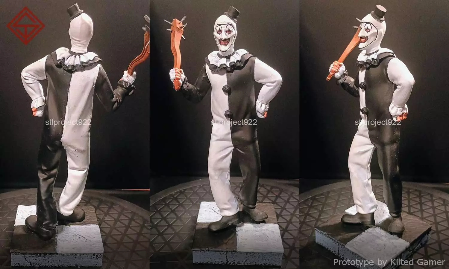 Art The Clown 3D print model_2