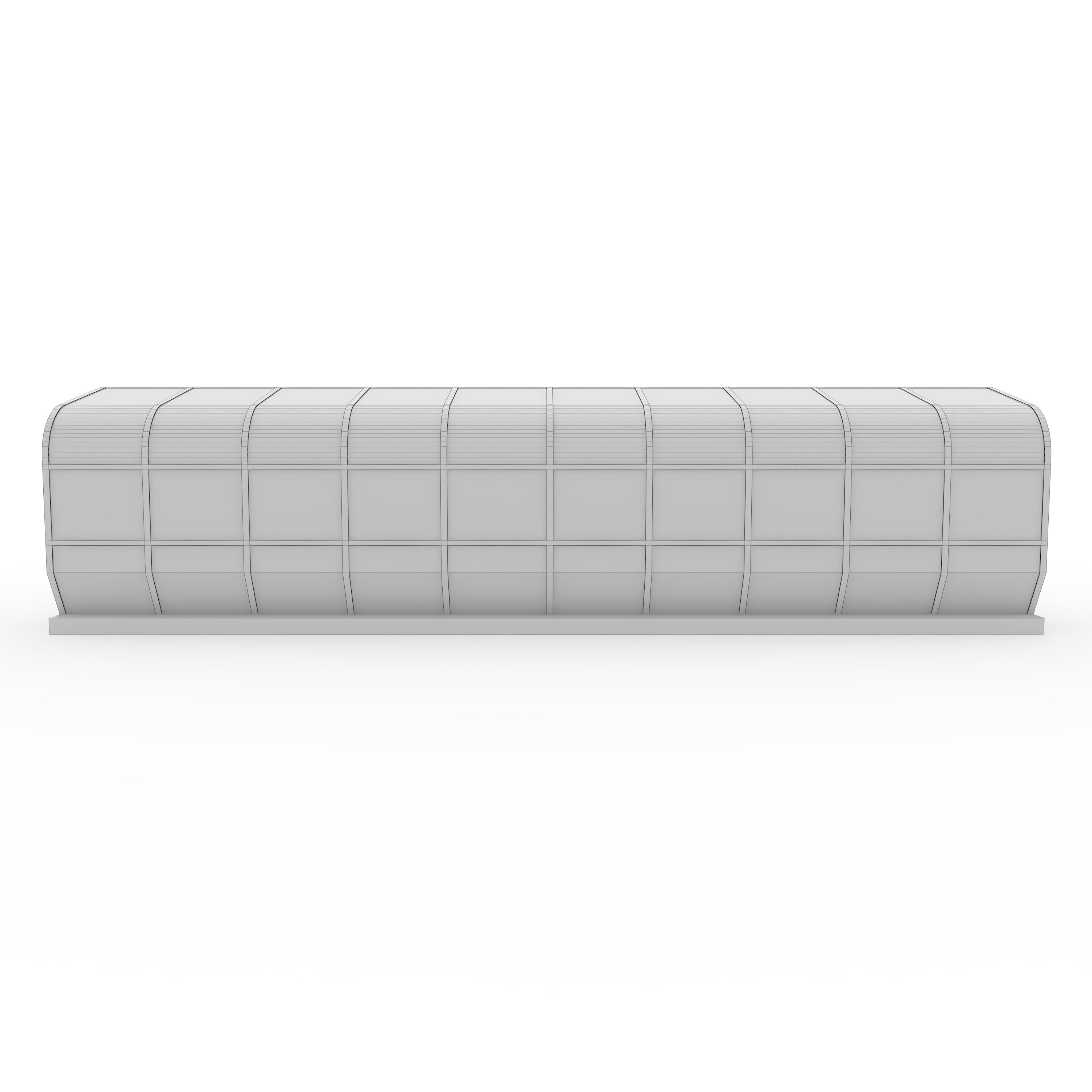 Soccer Bench 16 3D model_9