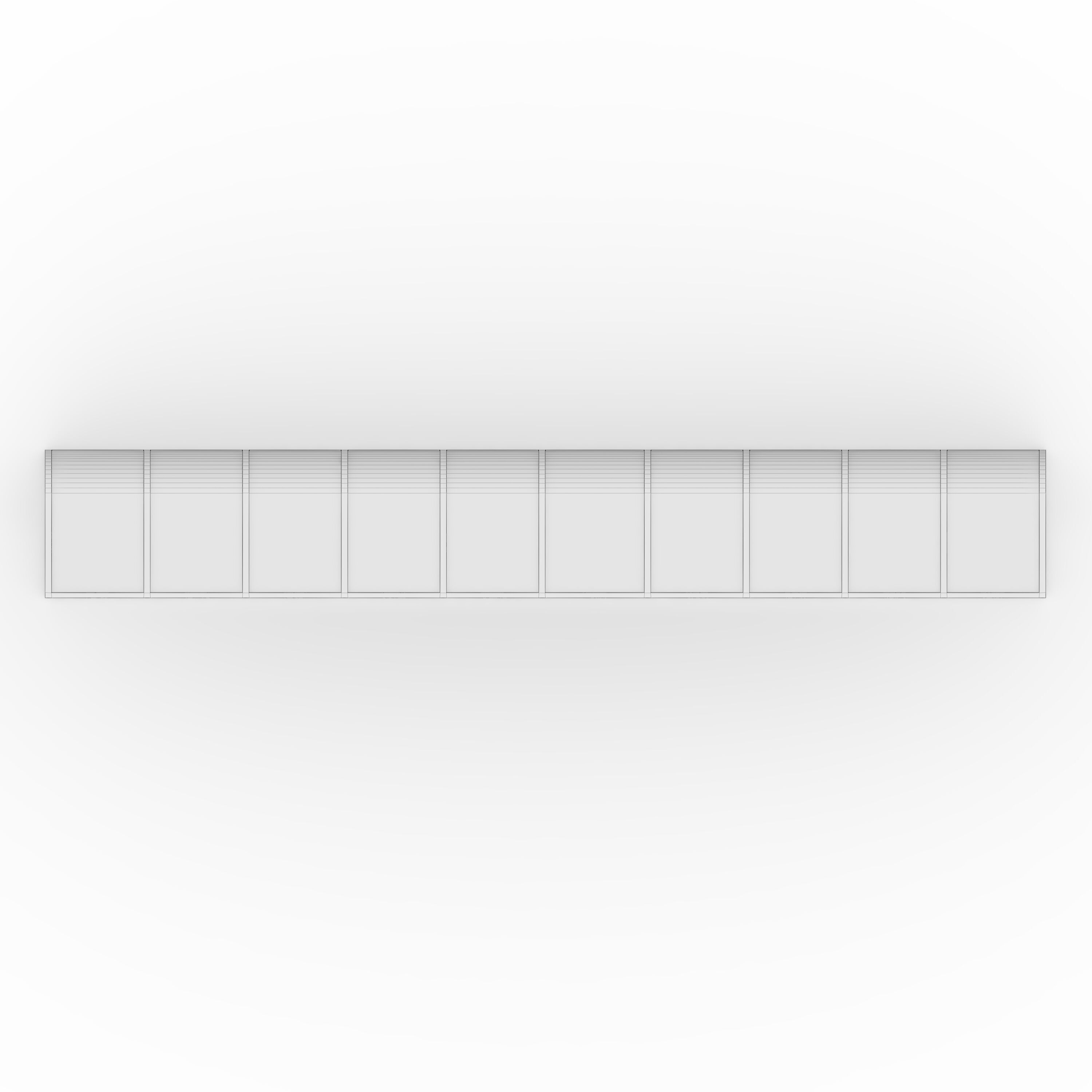 Soccer Bench 16 3D model_13