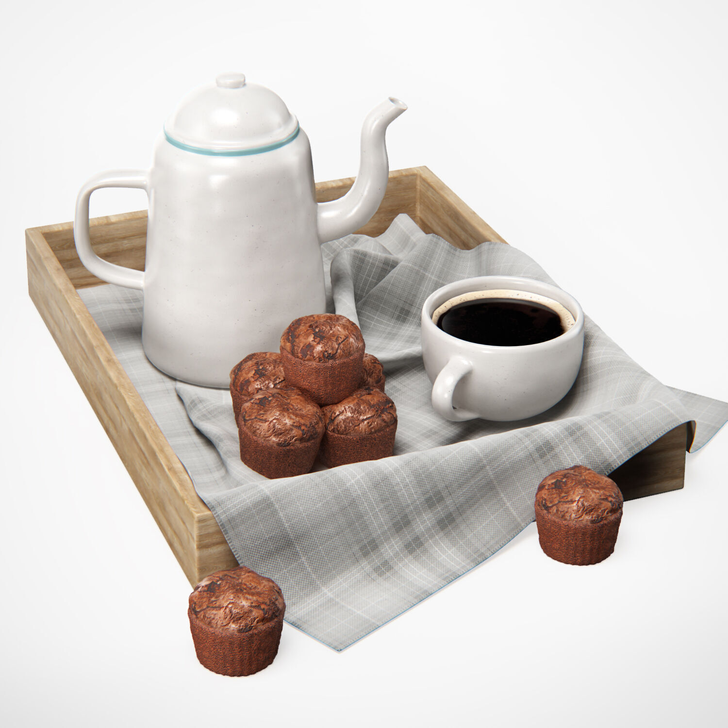 Breakfast Coffee 3 3D model_3