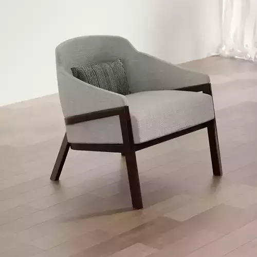 Contemporary Fabric Armchair