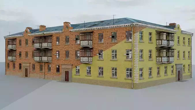 Modular Building with two textures set