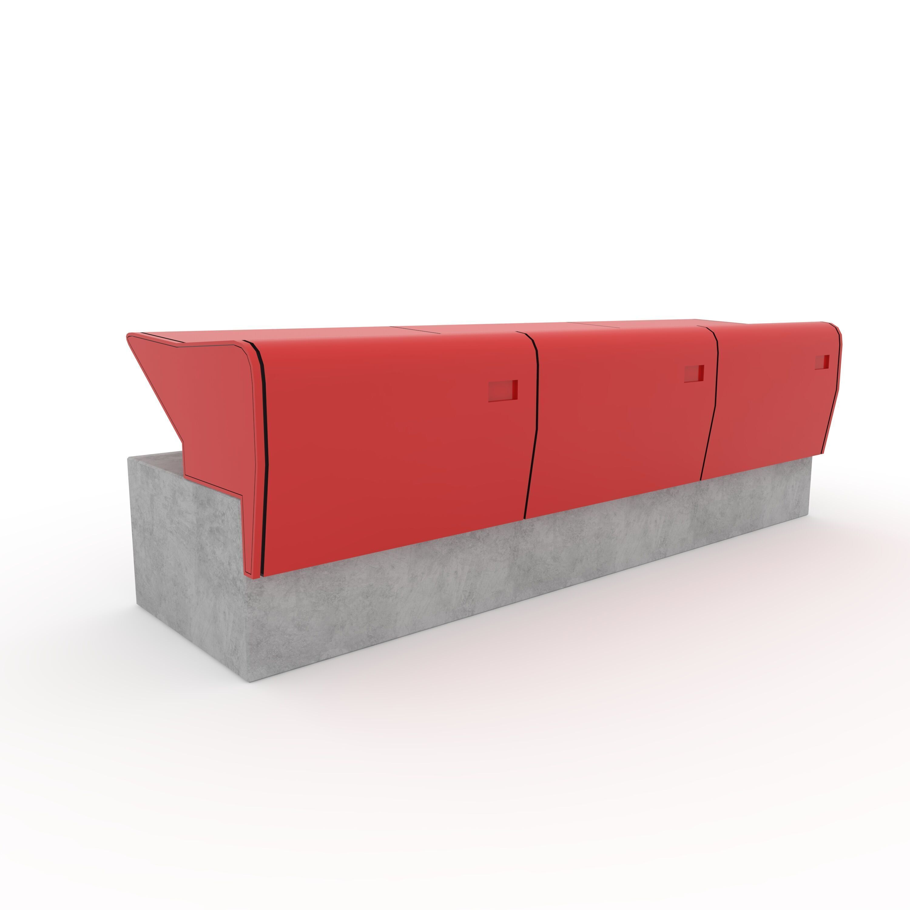 Stadium Seats 19 3D model_8