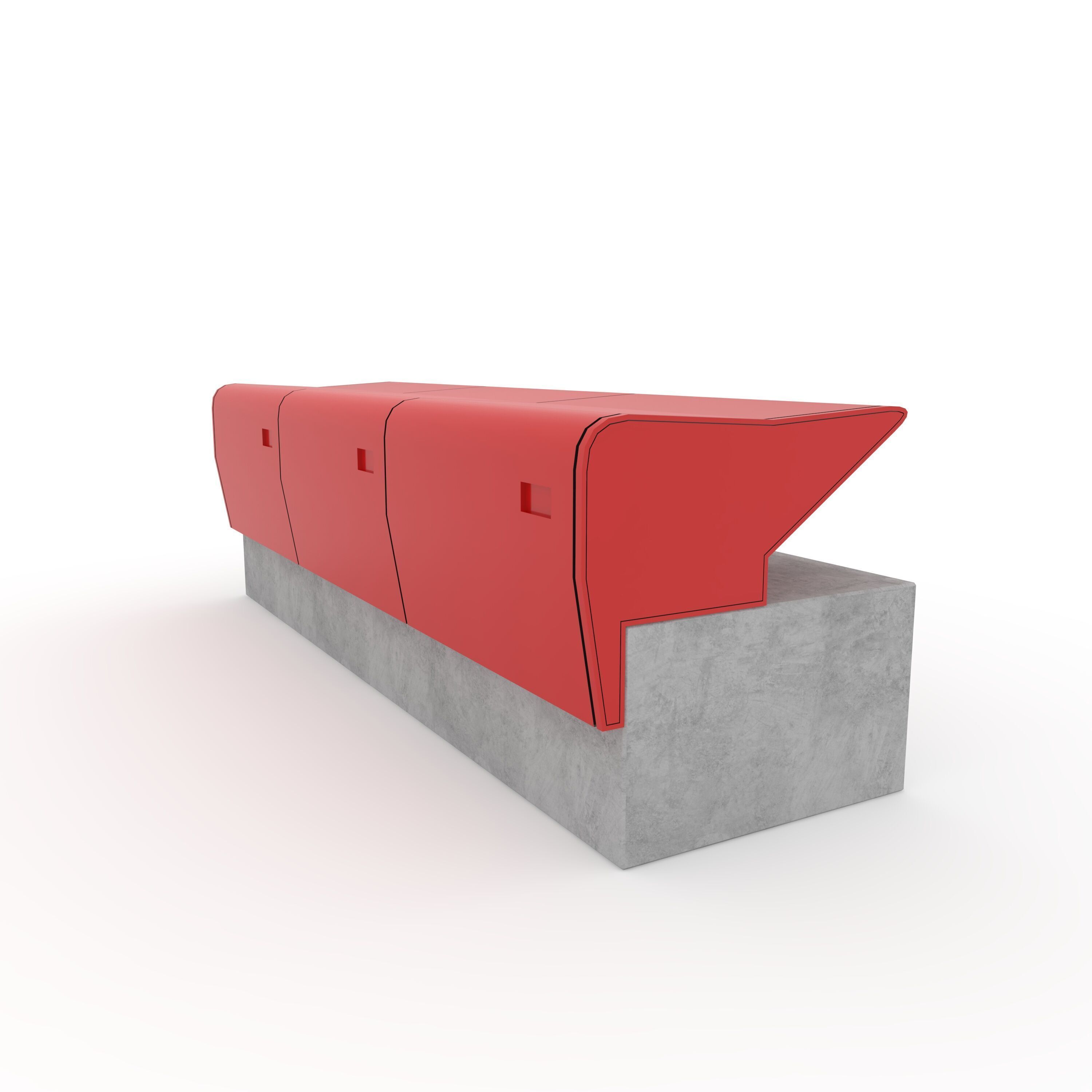 Stadium Seats 19 3D model_12