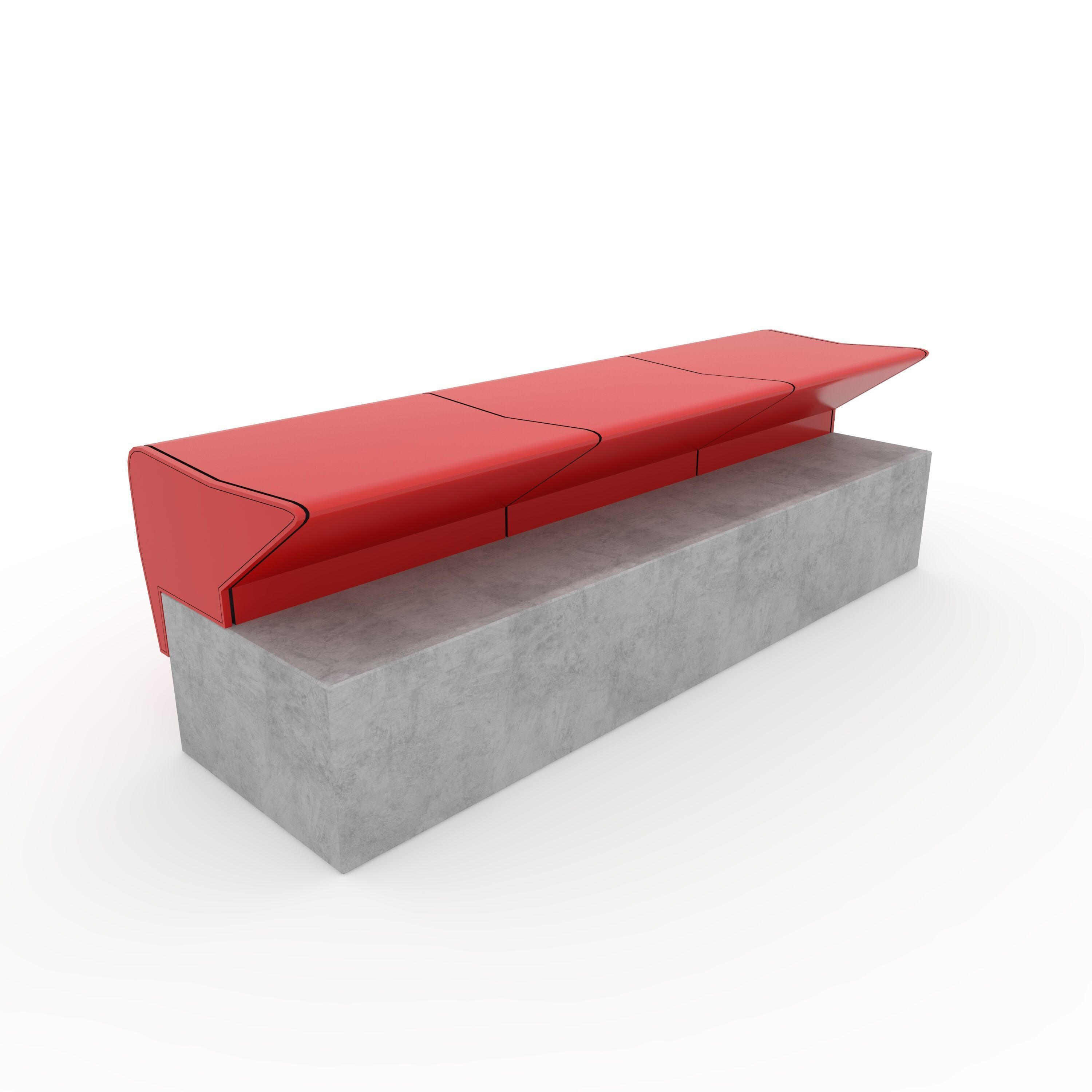Stadium Seats 19 3D model_6