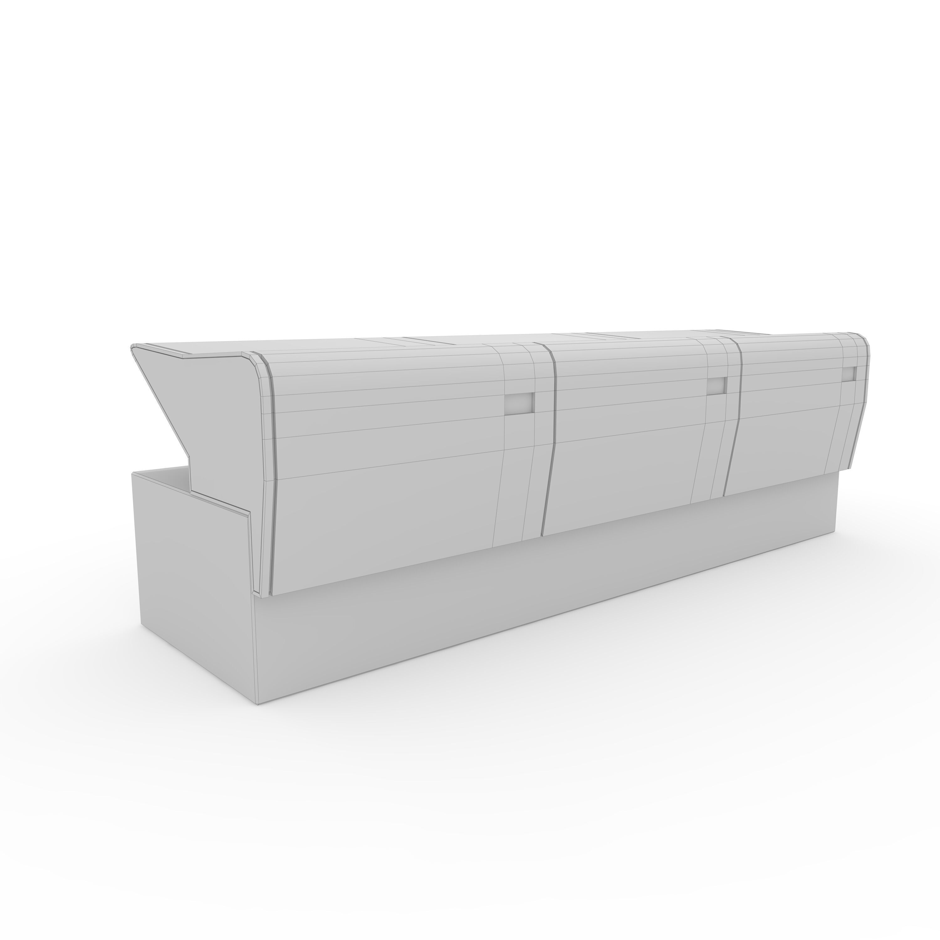 Stadium Seats 19 3D model_9
