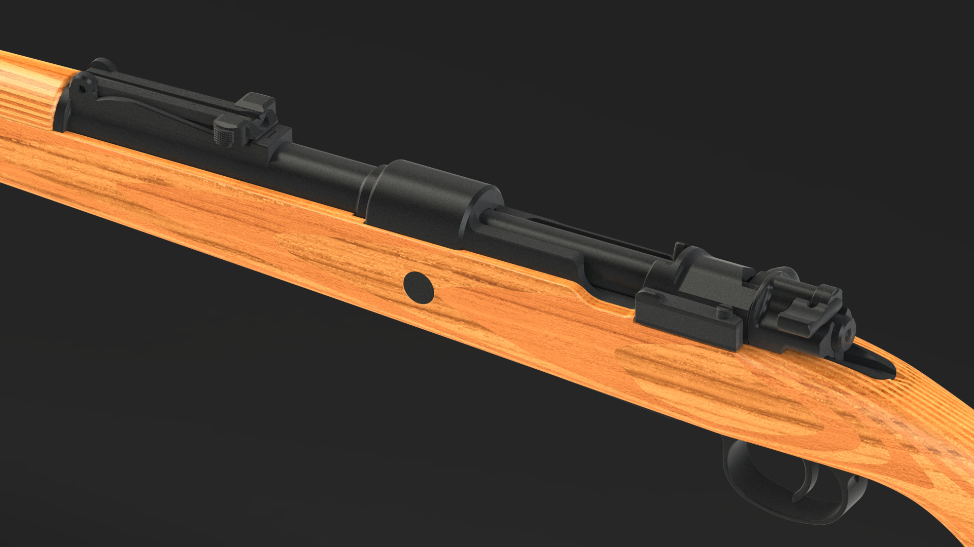 Kar98k Completo Low-poly 3D model_3