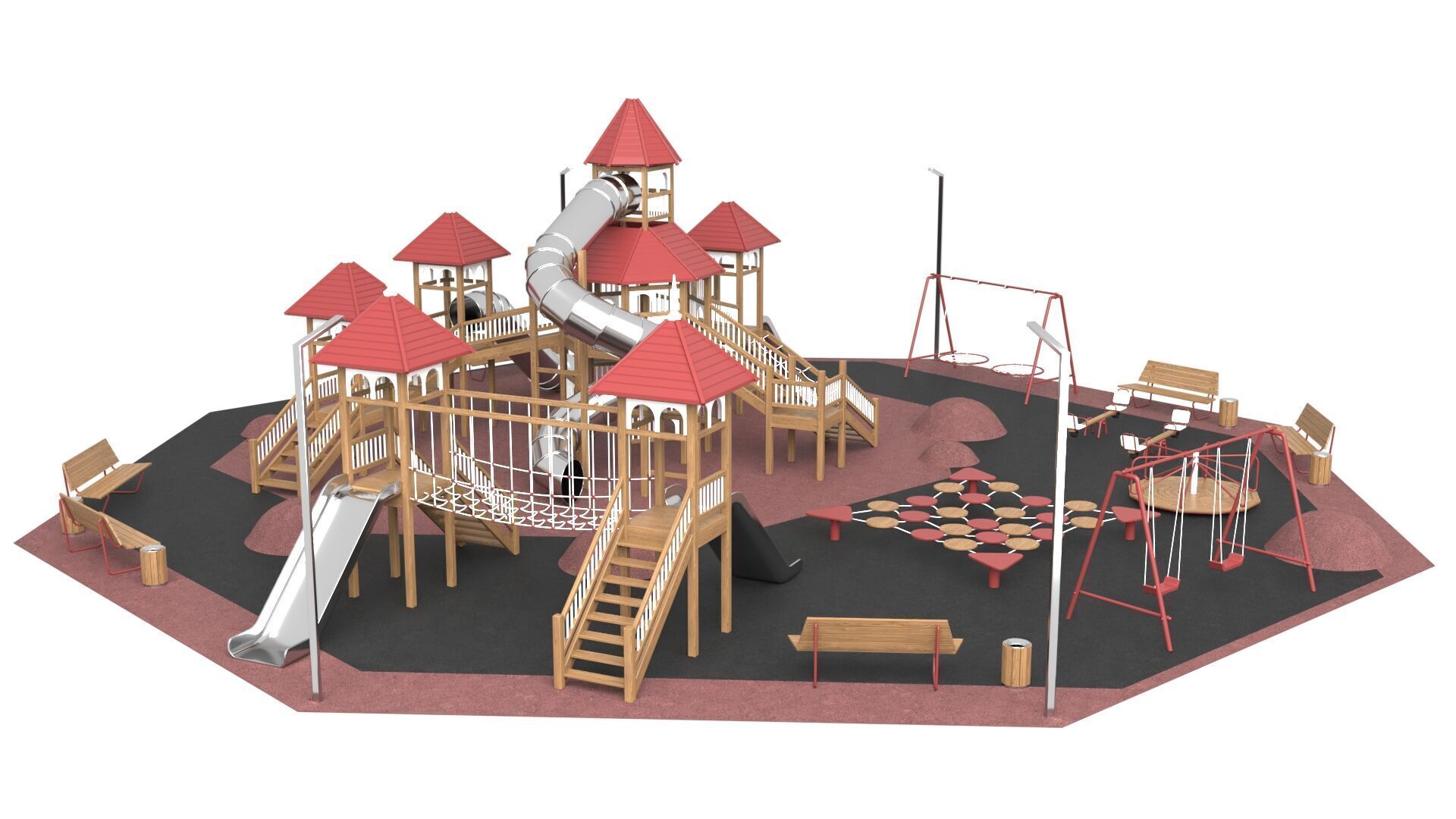 Children Playground 3D model_5