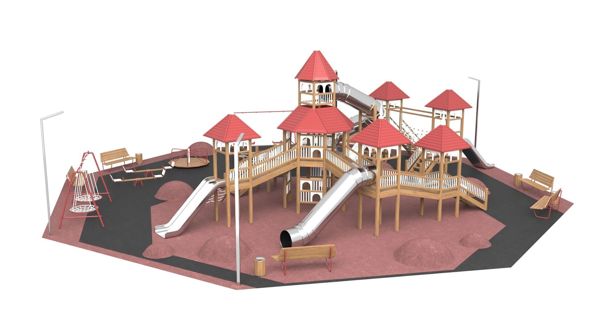 Children Playground 3D model_1