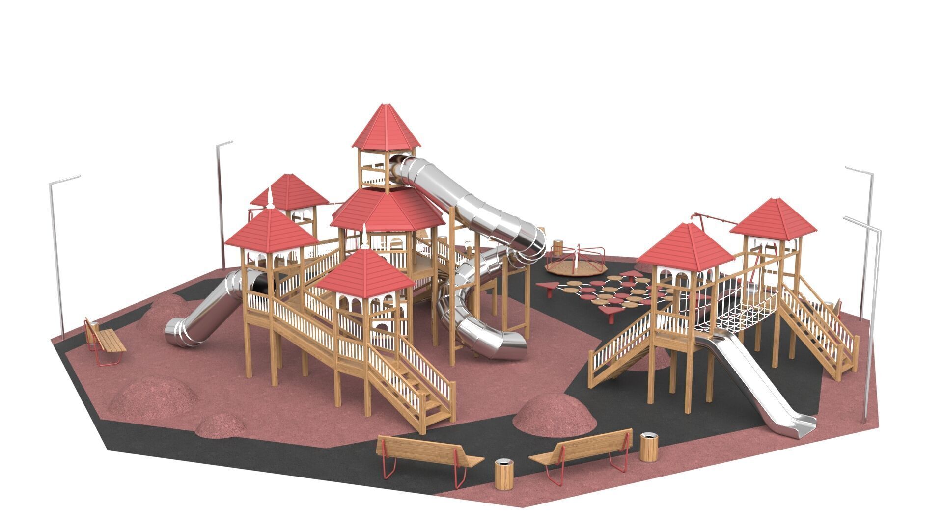 Children Playground 3D model_8