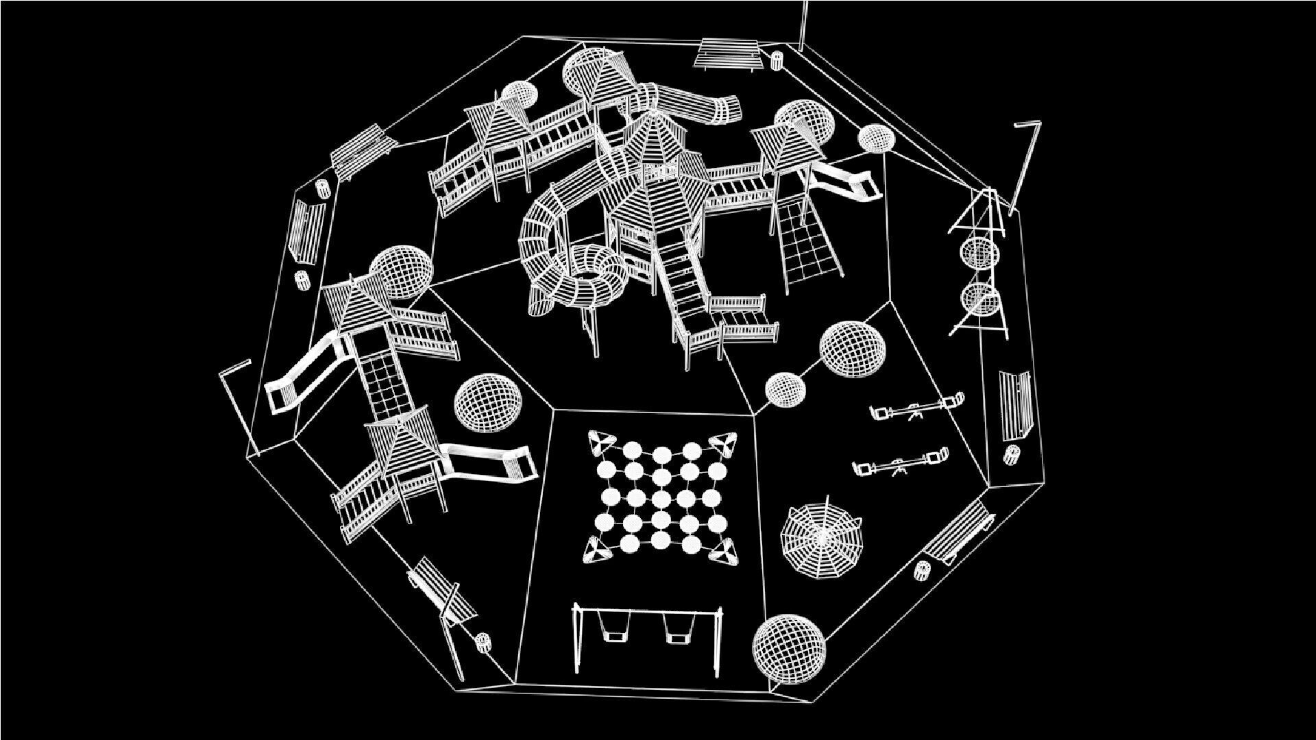 Children Playground 3D model_10