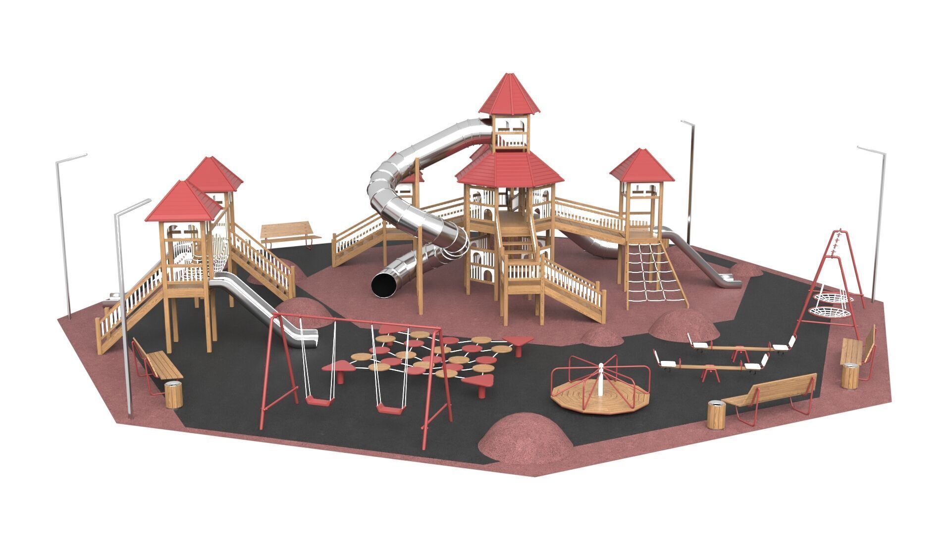 Children Playground 3D model_2