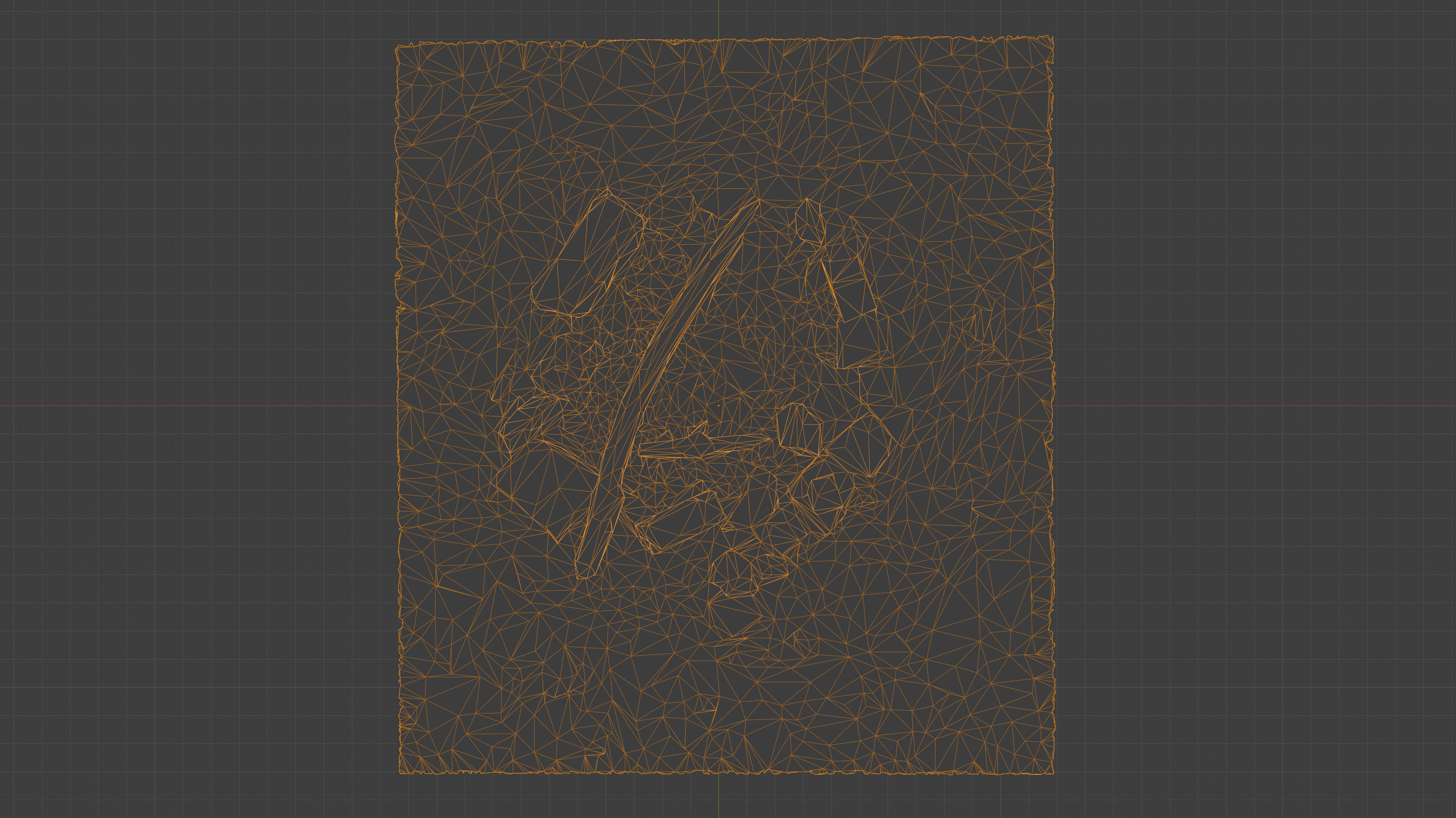 Abandoned Campfire Pit with Burnt Wood and Bricks Scan Low-poly 3D model_4