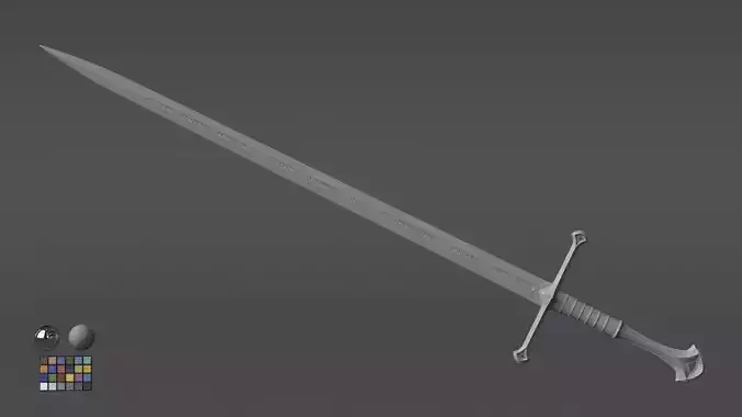 Anduril - Flame of the West - Sword Reforged - Aragon Fanart