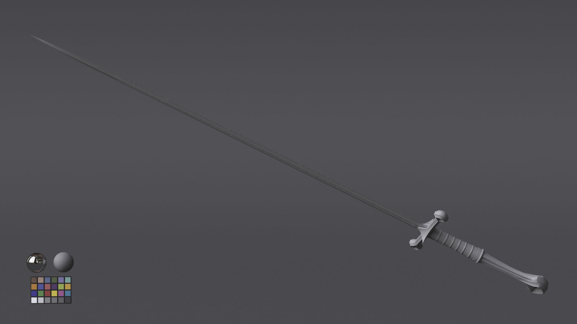 Anduril - Flame of the West - Sword Reforged - Aragon Fanart 3D model_2