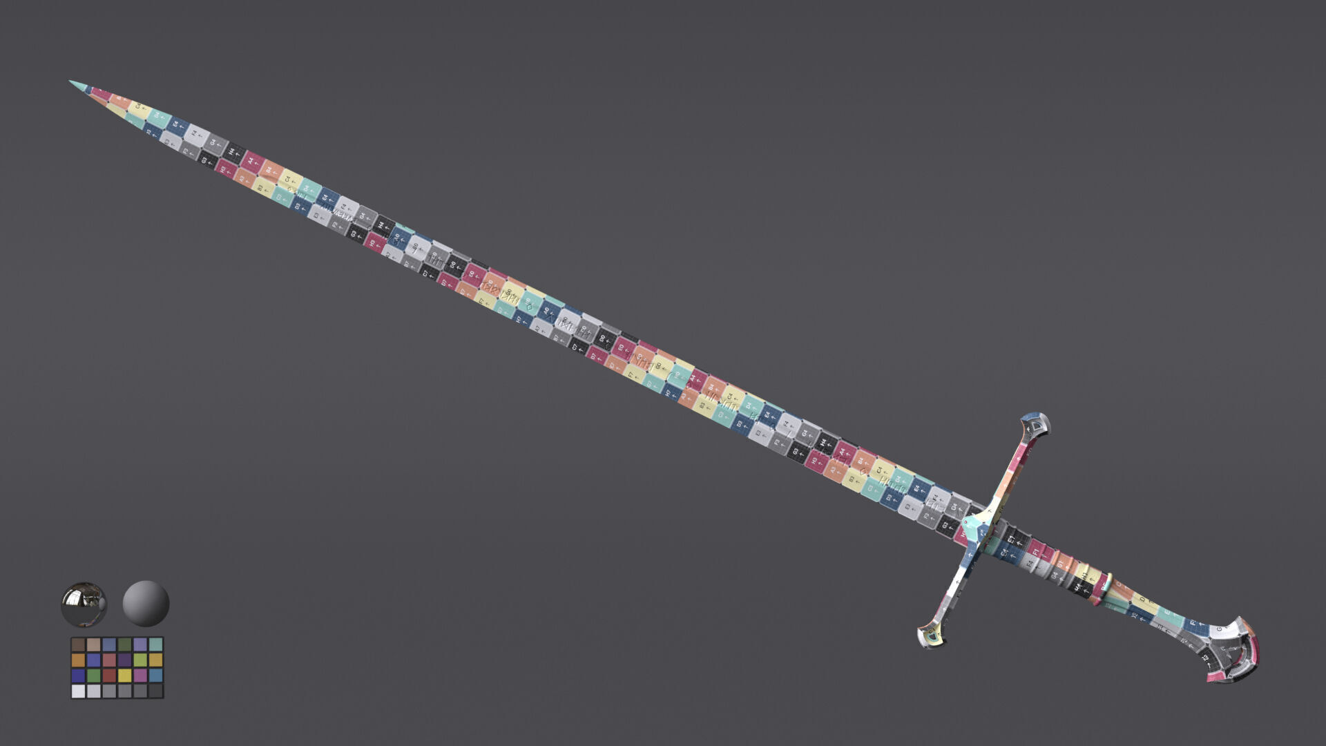 Anduril - Flame of the West - Sword Reforged - Aragon Fanart 3D model_5