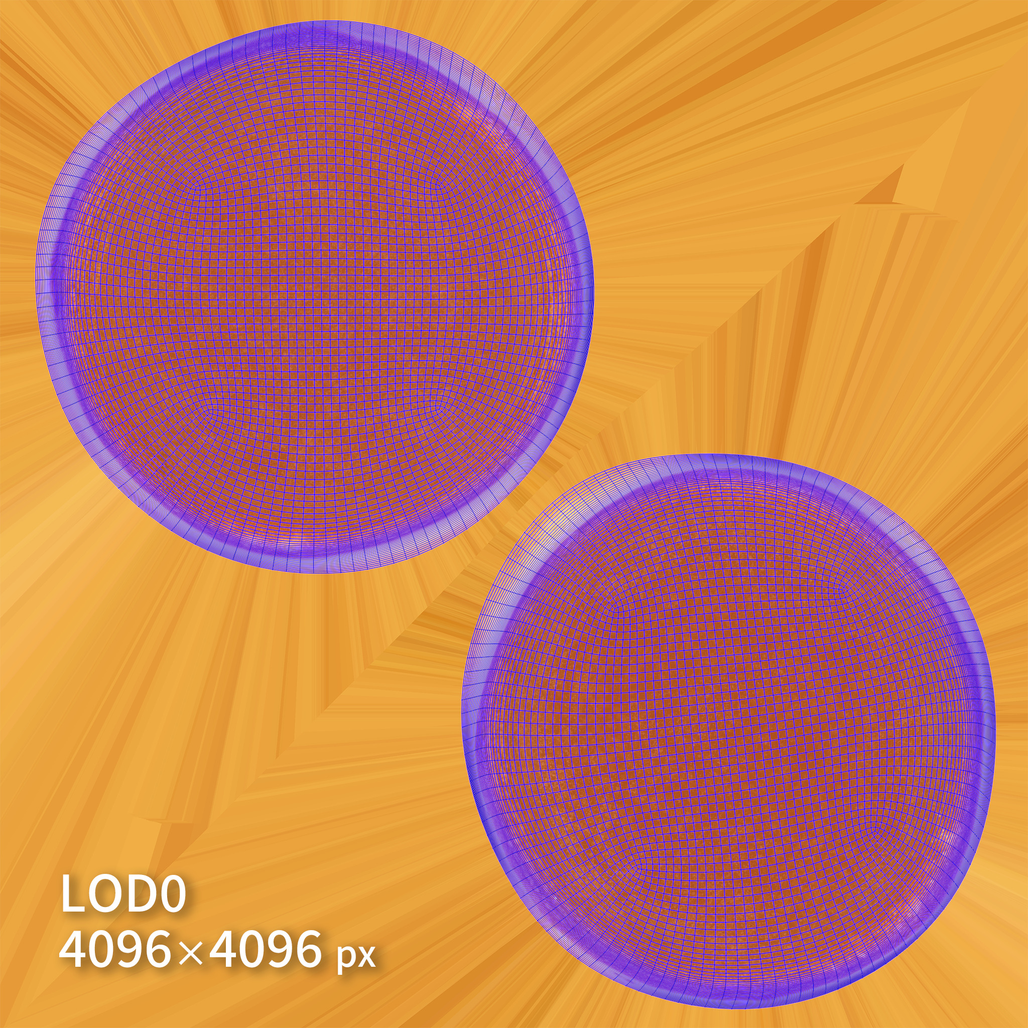 Dorayaki 3D model Low-poly 3D model_8