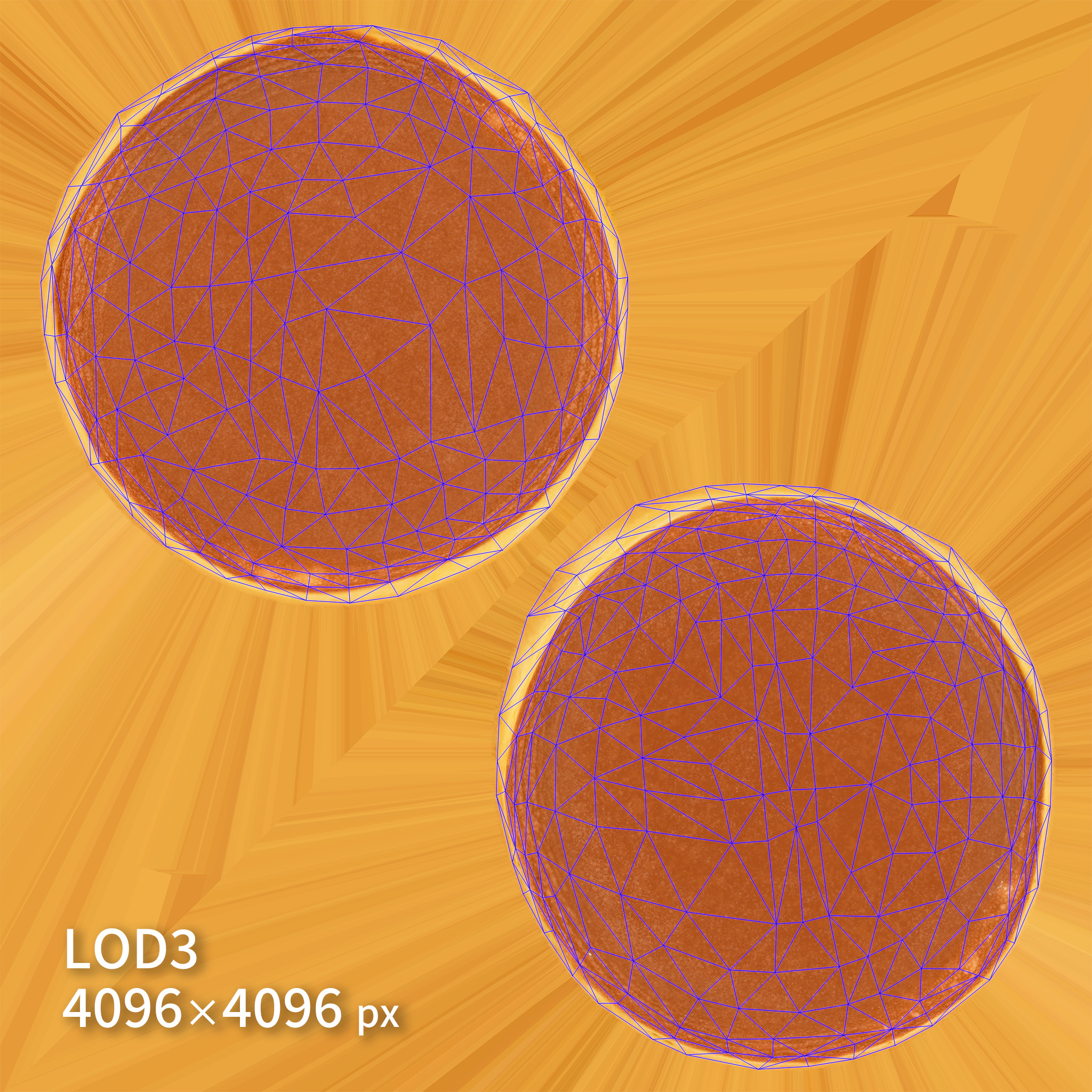 Dorayaki 3D model Low-poly 3D model_9