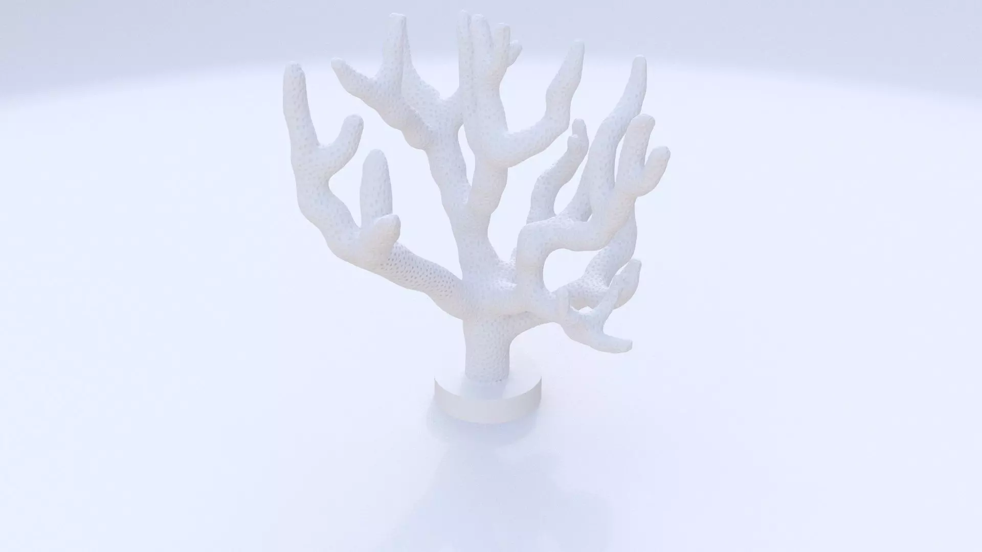Seriatopora coral 3D model_0