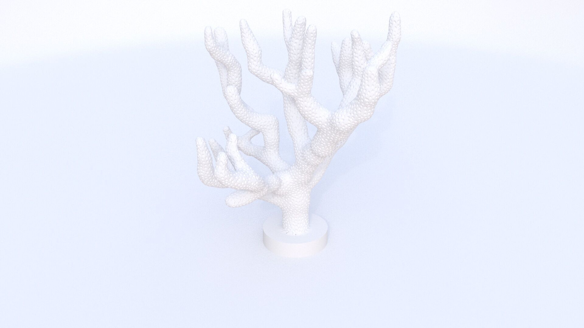 Seriatopora coral 3D model_3