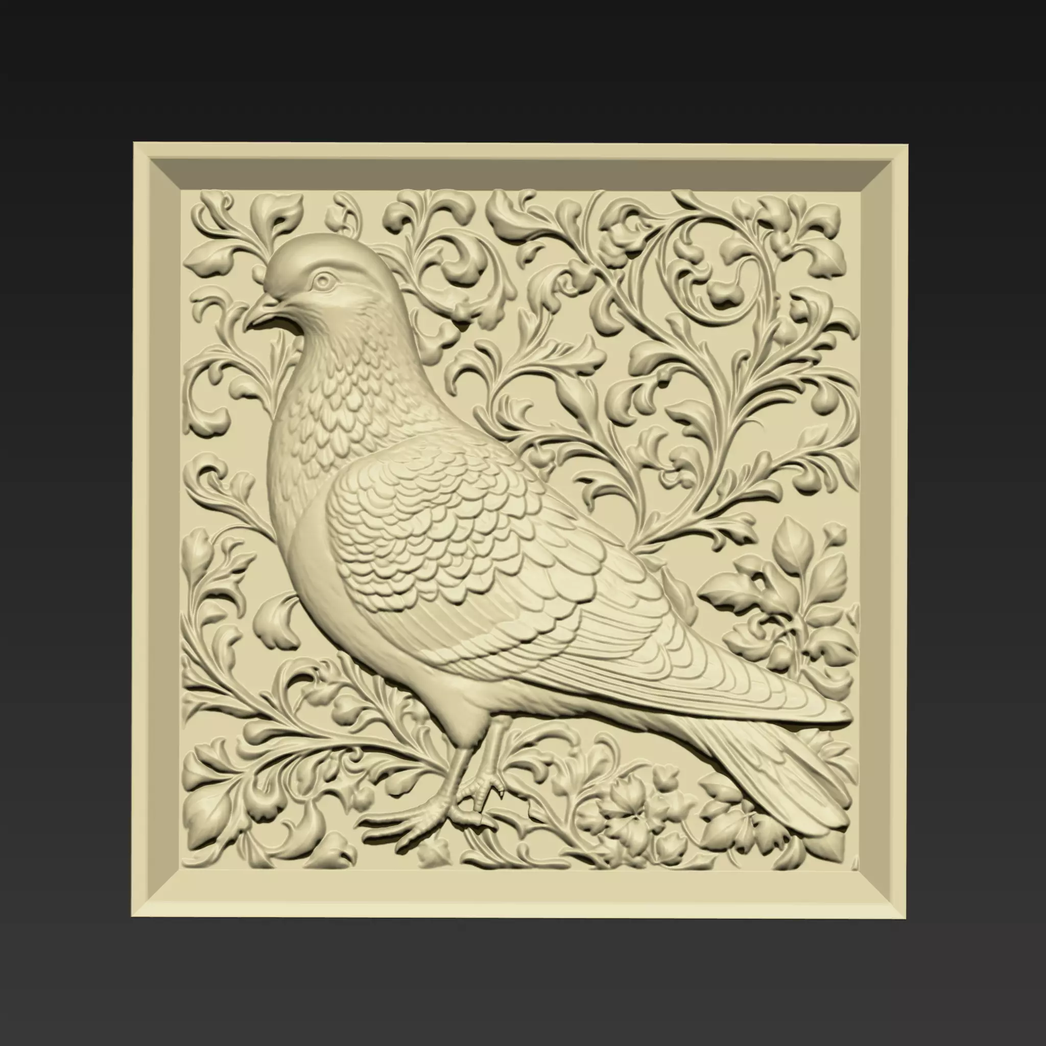 Pigeon A25 3D print model