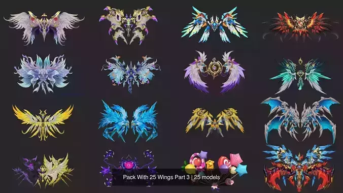 Pack With 25 Wings Part 3