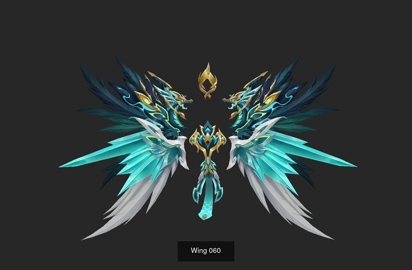 Pack With 25 Wings Part 3 3D Model Collection_11