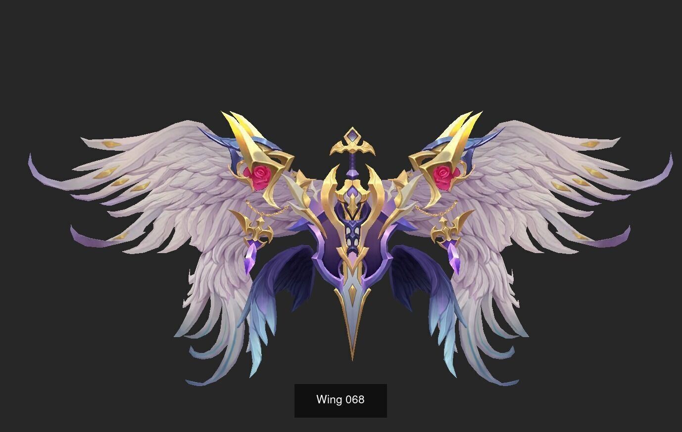 Pack With 25 Wings Part 3 3D Model Collection_4