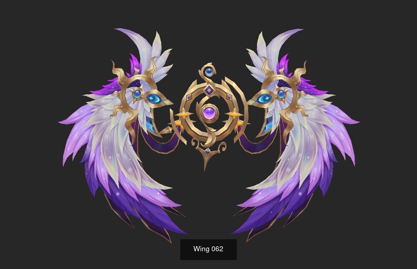 Pack With 25 Wings Part 3 3D Model Collection_10