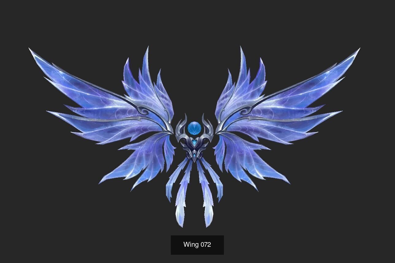 Pack With 25 Wings Part 3 3D Model Collection_24