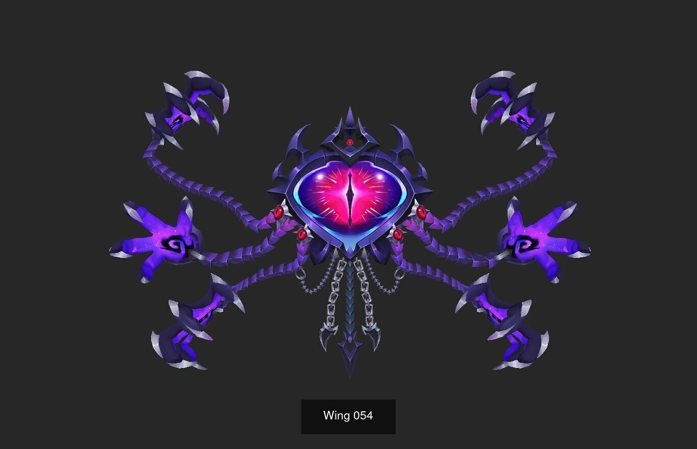 Pack With 25 Wings Part 3 3D Model Collection_17