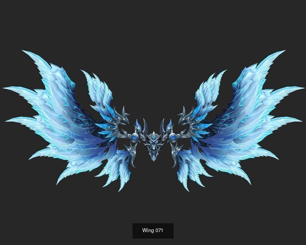 Pack With 25 Wings Part 3 3D Model Collection_25