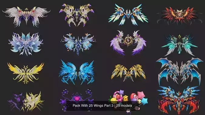 Pack With 25 Wings Part 3