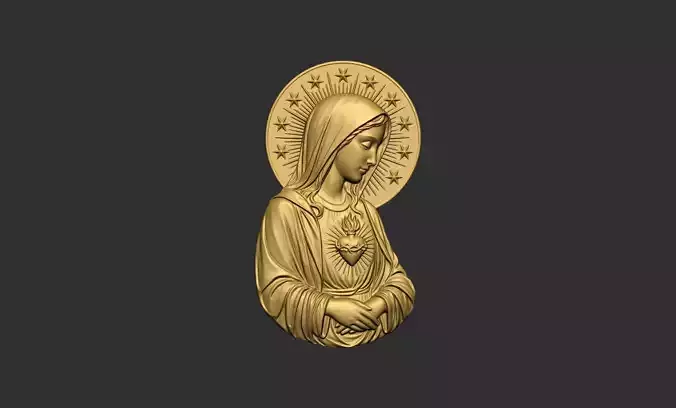 Virgin Mary with Sacred Heart