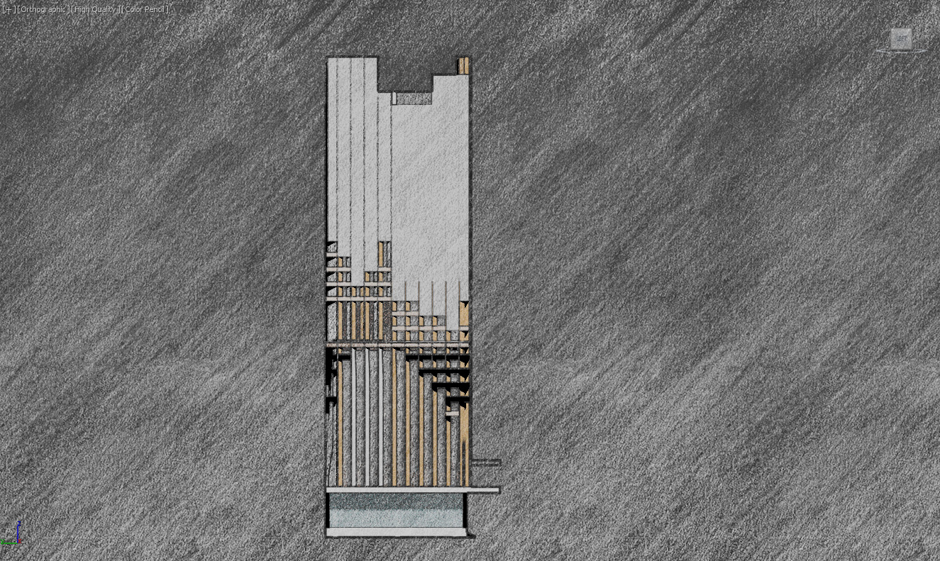 Modern High-rise Building 3D model_12