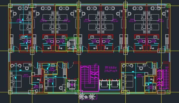 Modern High-rise Building 3D model_18