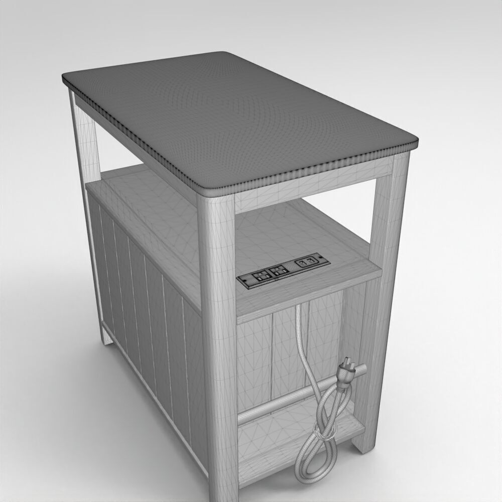 Table028 Low-poly 3D model_5