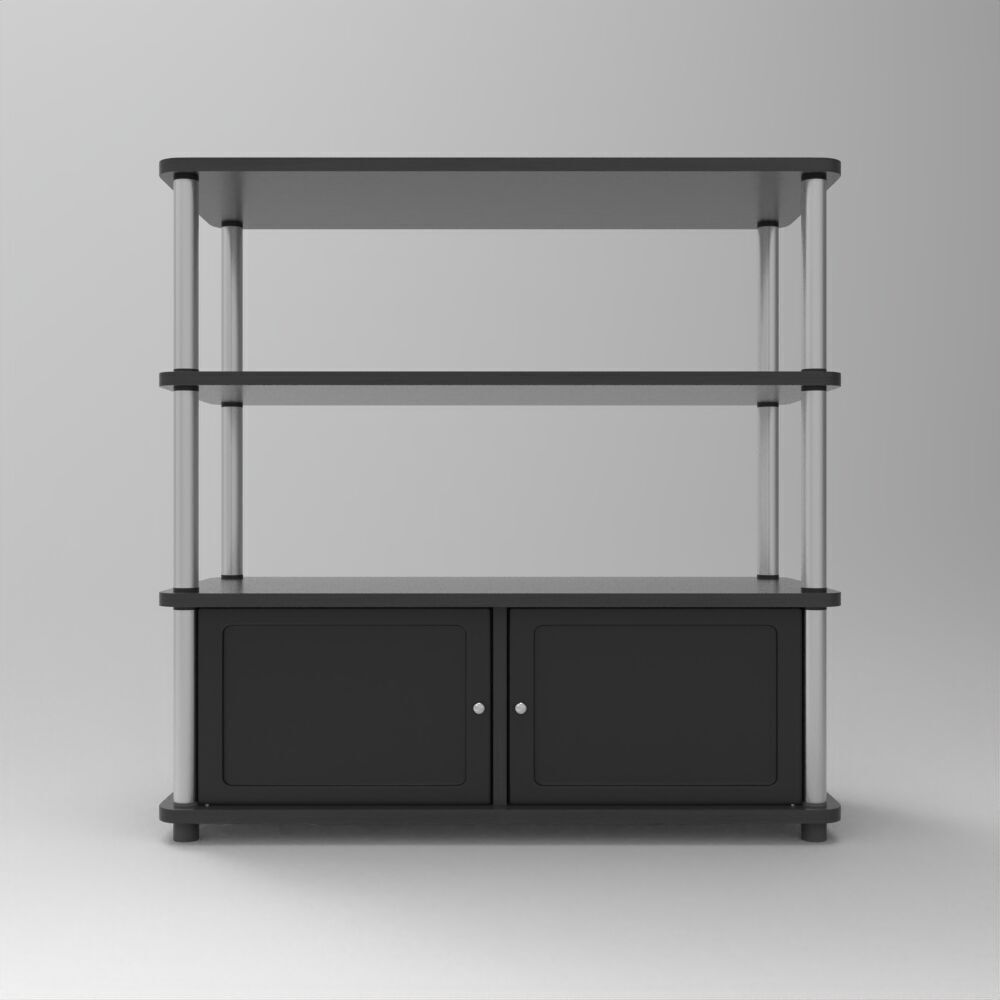 Table023 Low-poly 3D model_2