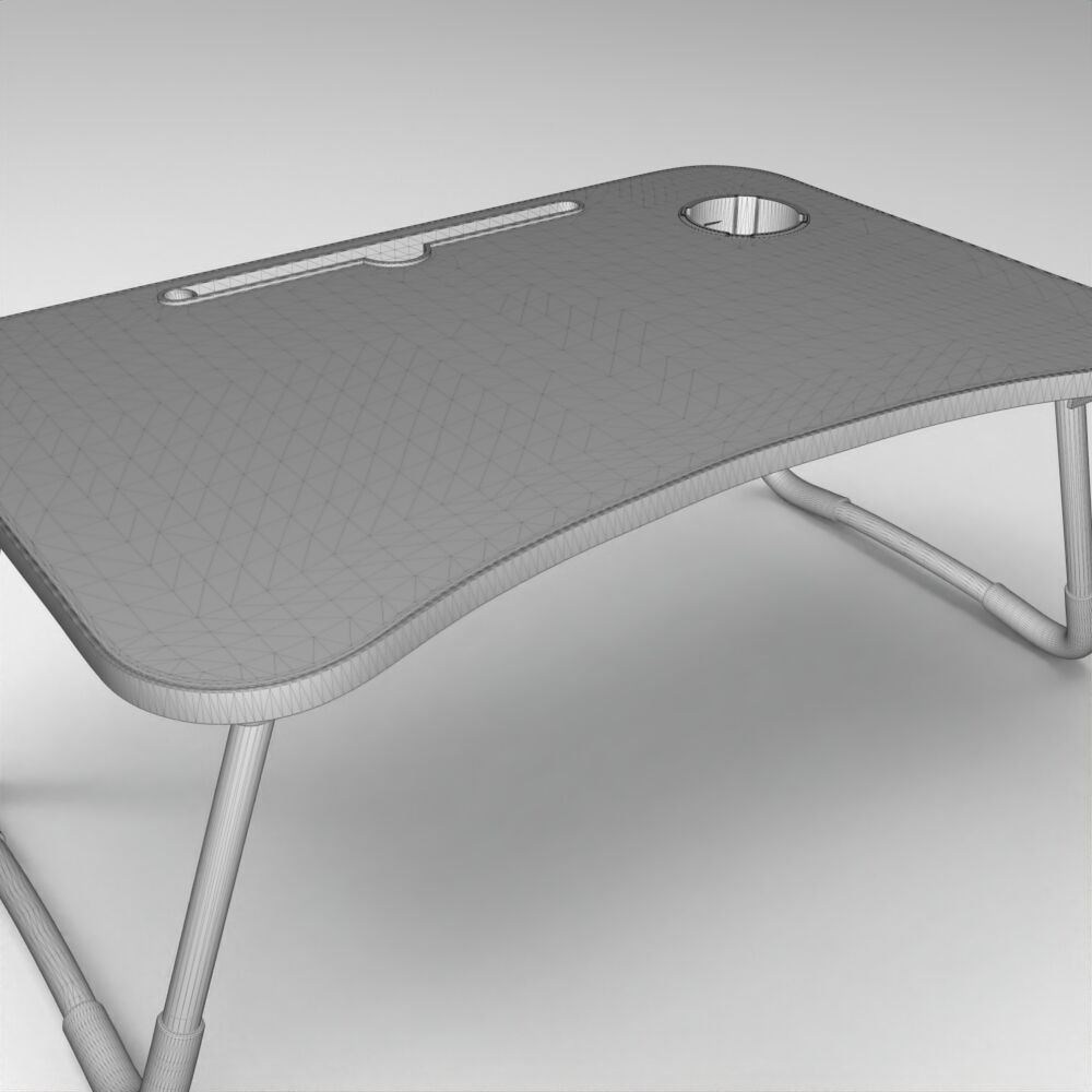 Table022 Low-poly 3D model_4
