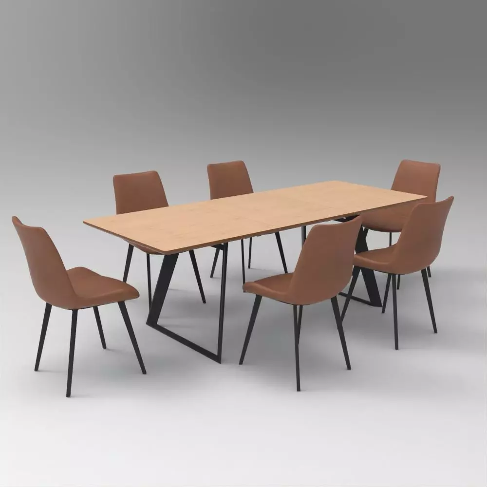 Table018 Low-poly 3D model_0