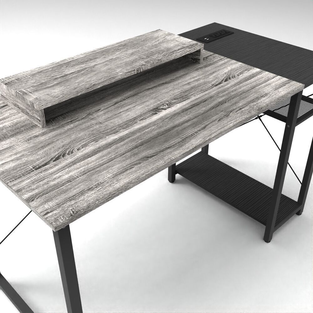 Table017 Low-poly 3D model_2