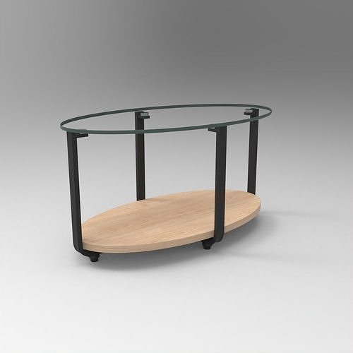 Table016 Low-poly 3D model